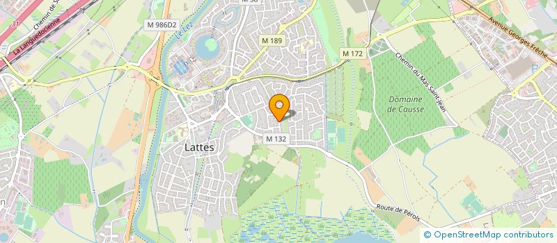 localisation de l'entreprise VILLEFRANCHE à LATTES