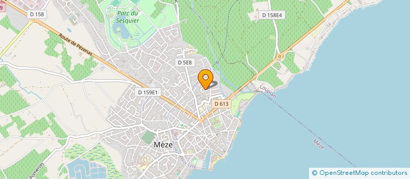 localisation de l'entreprise VILLEFRANCHE à MEZE