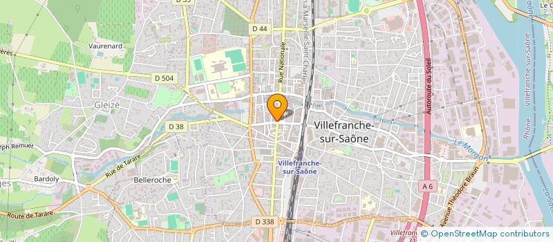 localisation de l'entreprise VILLEFRANCHE 55 à VILLEFRANCHE-SUR-SAONE
