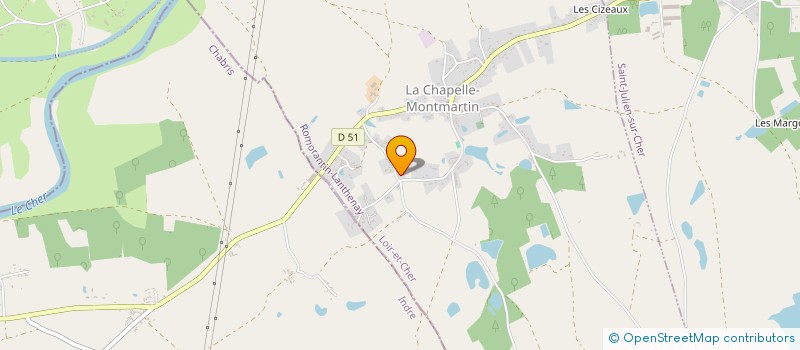 localisation de l'entreprise VILLEFRANCHE AIKIDO  LA CHAPELLE-MONTMARTIN