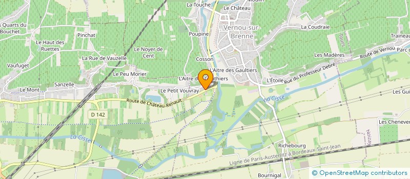 localisation de l'entreprise VILLEGIATOURS  REUGNY