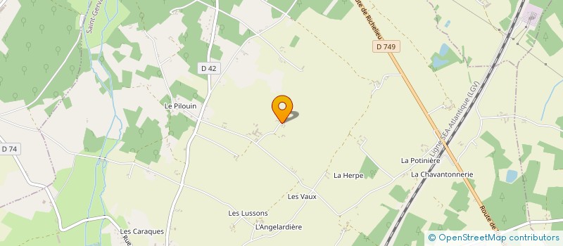 localisation de l'entreprise VILLEGIATURE à USSEAU