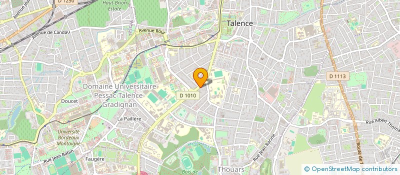 localisation de l'entreprise VILLEJOUBERT  TALENCE