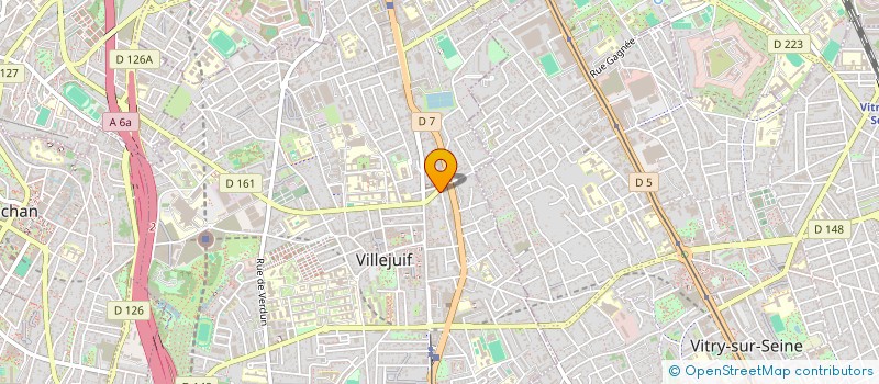 localisation de l'entreprise VILLEJUIF DISTRIBUTION à VILLEJUIF