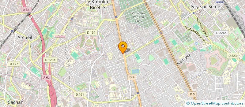 localisation de l'entreprise VILLEJUIF FUTSAL CLUB à VILLEJUIF