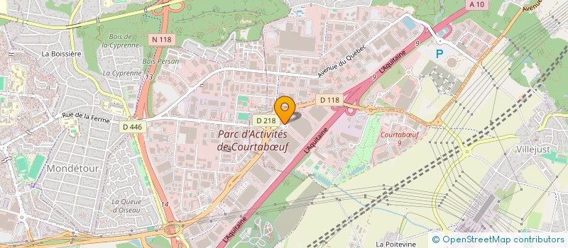 localisation de l'entreprise VILLEJUST FOOD à VILLEJUST