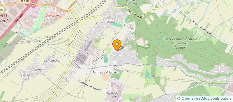 localisation de l'entreprise VILLEJUST PREFA BTP à VILLEJUST
