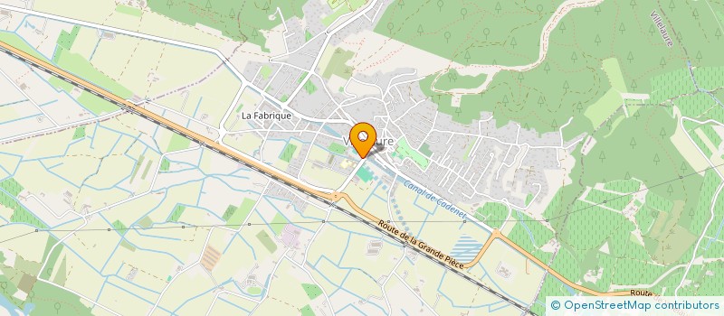 localisation de l'entreprise VILLELAURE JUDO FUJI  VILLELAURE