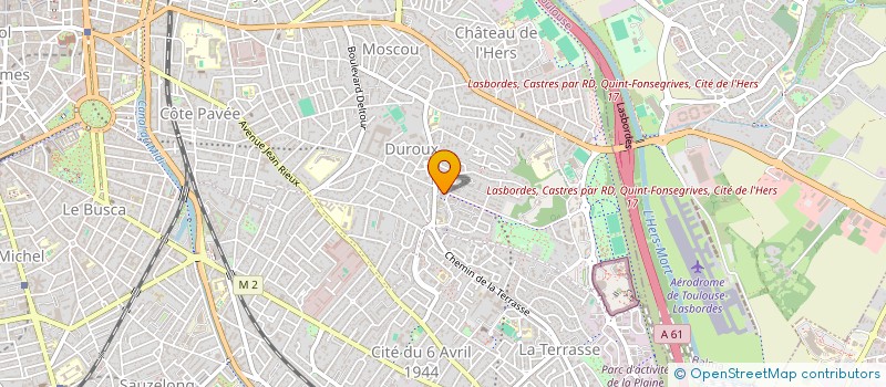 localisation de l'entreprise VILLEMEUR - AUDIT - RESSOURCES à TOULOUSE