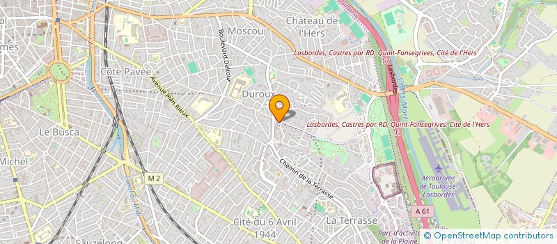 localisation de l'entreprise VILLEMEUR ET ASSOCIES à TOULOUSE