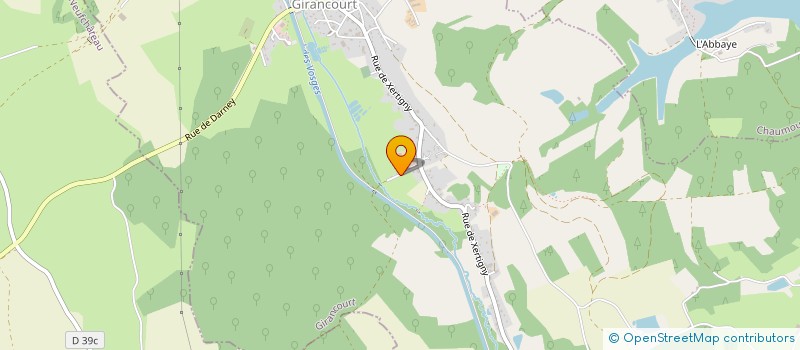 localisation de l'entreprise VILLEMIN  GIRANCOURT