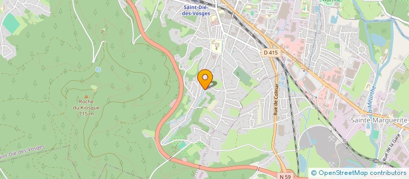 localisation de l'entreprise VILLEMIN DISTRIBUTION  SAINT-DIE-DES-VOSGES