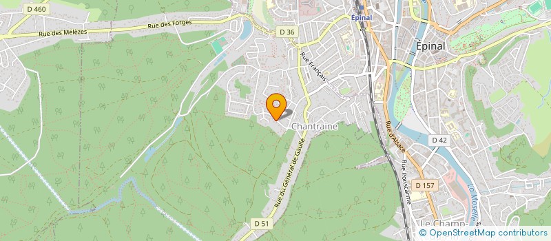 localisation de l'entreprise VILLEMIN ET FILS à CHANTRAINE