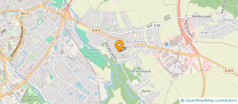 localisation de l'entreprise VILLEMIN - VM à VILLECHETIF