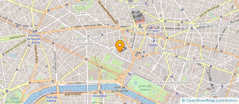 localisation de l'entreprise VILLEMOMBLE FRANKLIN à PARIS