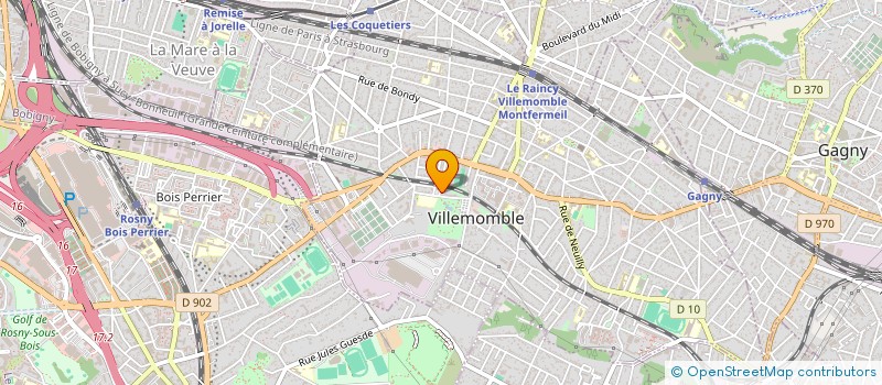localisation de l'entreprise VILLEMOMBLE PARTAGE à VILLEMOMBLE