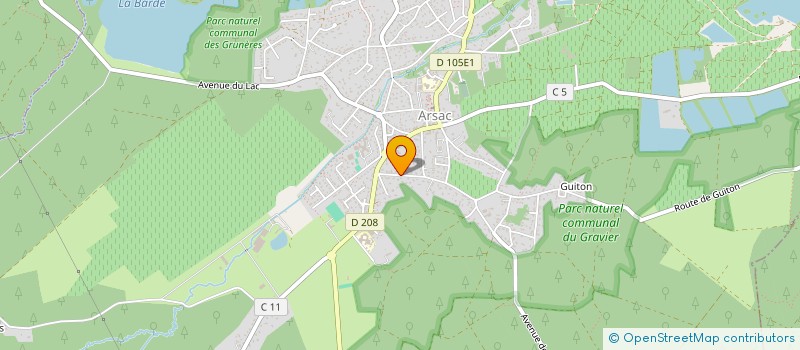 localisation de l'entreprise VILLENAVE DUPHIL INVEST  ARSAC