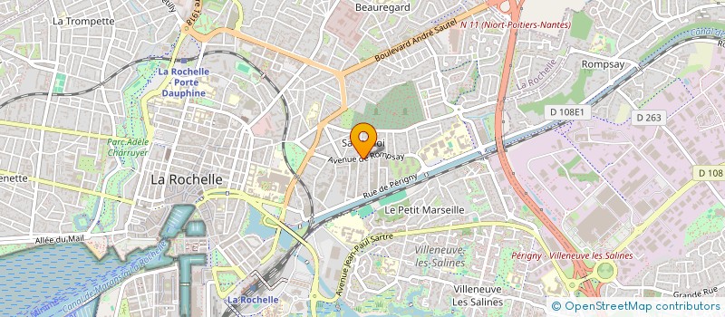 localisation de l'entreprise VILLENEAU  LA ROCHELLE