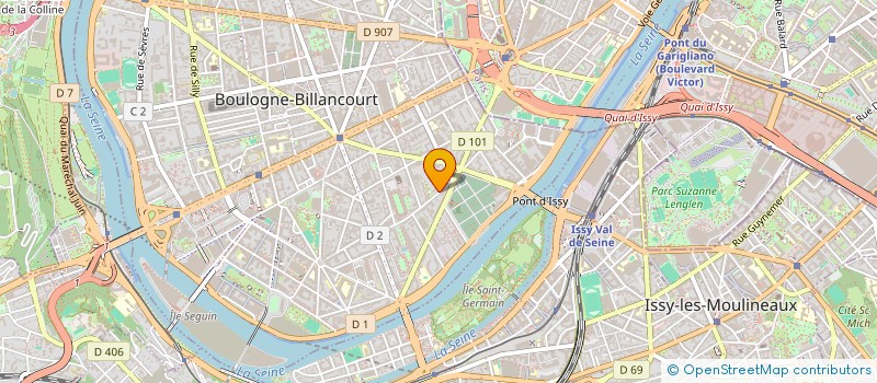 localisation de l'entreprise VILLENET COIN GROWTH à BOULOGNE-BILLANCOURT