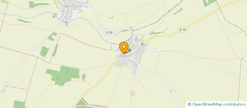 localisation de l'entreprise VILLENET S ET VICOURT A à LAPPION