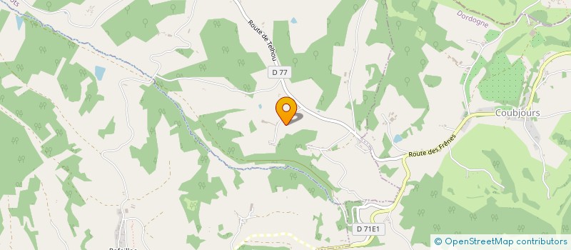 localisation de l'entreprise VILLENEUVE  TEILLOTS