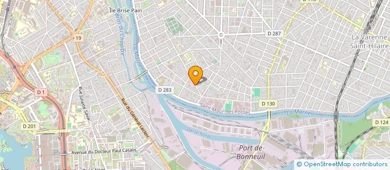 localisation de l'entreprise VILLENEUVE à SAINT-MAUR-DES-FOSSES