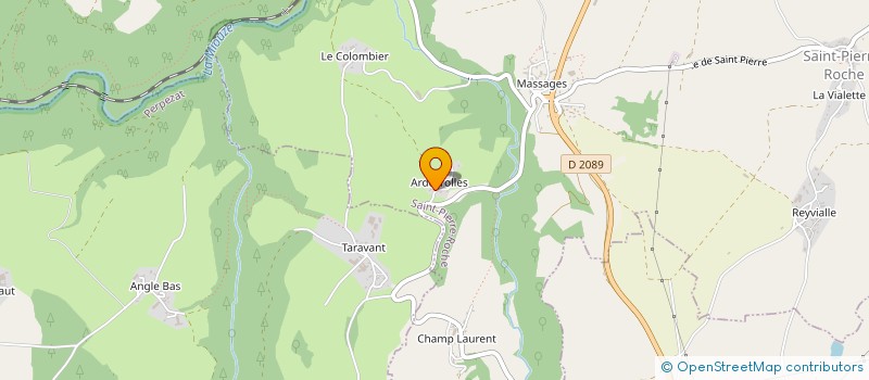 localisation de l'entreprise VILLENEUVE  SAINT-PIERRE-ROCHE