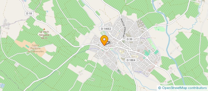 localisation de l'entreprise VILLENEUVE  ESPONDEILHAN