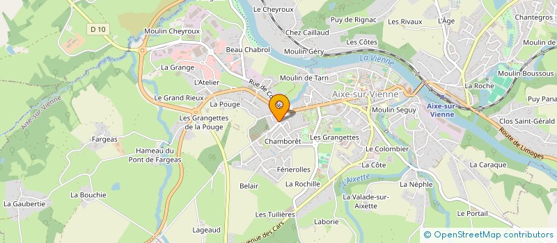 localisation de l'entreprise VILLENEUVE à BURGNAC