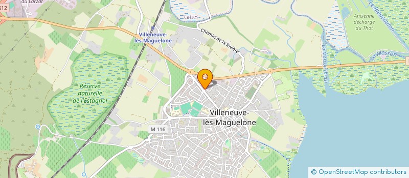 localisation de l'entreprise VILLENEUVE AUTOMOBILE  VILLENEUVE-LES-MAGUELONE