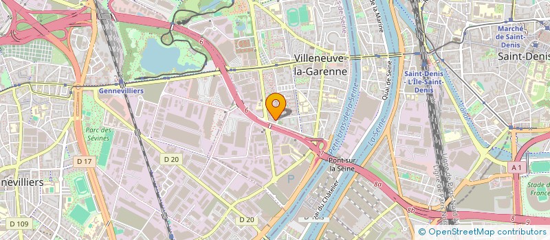 localisation de l'entreprise VILLENEUVE D ABORD ! REGROUPEMENT POUR L ACTION MUNICIPALE ET SOCIALE à VILLENEUVE-LA-GARENNE
