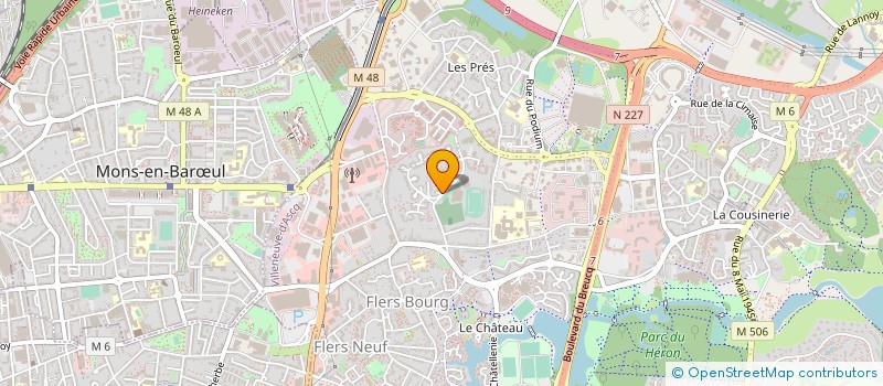 localisation de l'entreprise VILLENEUVE D'ASCQ FRETIN ATHLETISME  VILLENEUVE-D'ASCQ