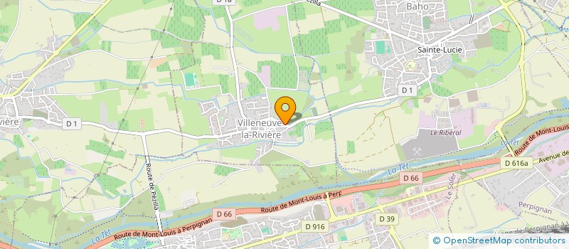 localisation de l'entreprise VILLENEUVE D'ICI ET D'AILLEURS  VILLENEUVE-LA-RIVIERE
