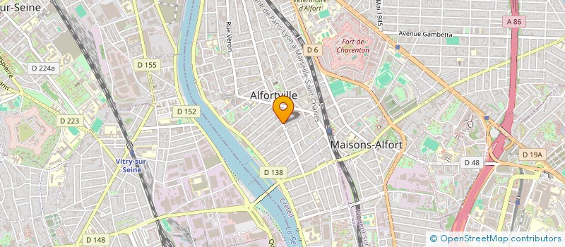 localisation de l'entreprise VILLENEUVE EBENISTERIE à ALFORTVILLE