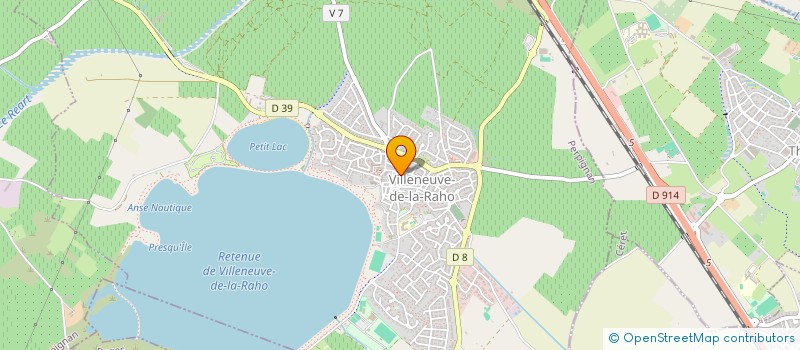 localisation de l'entreprise VILLENEUVE ELECTRICITE à VILLENEUVE-DE-LA-RAHO