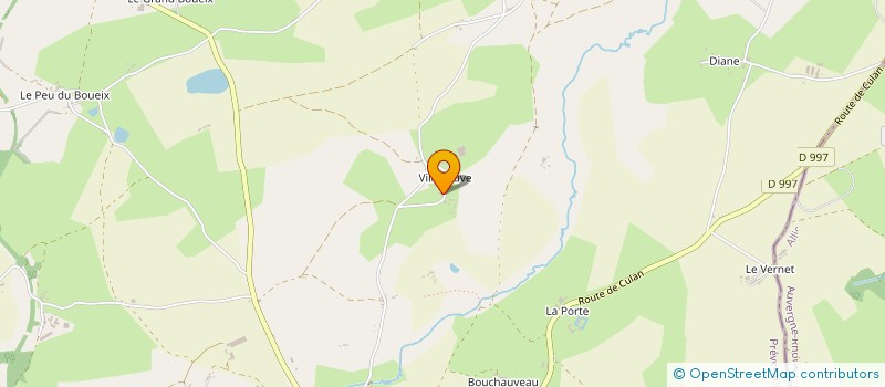 localisation de l'entreprise VILLENEUVE ENERGIE  PREVERANGES