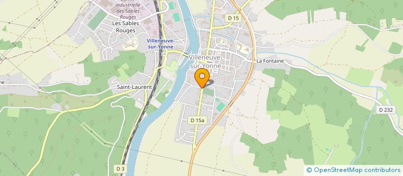 localisation de l'entreprise VILLENEUVE FOOD à VILLENEUVE-SUR-YONNE