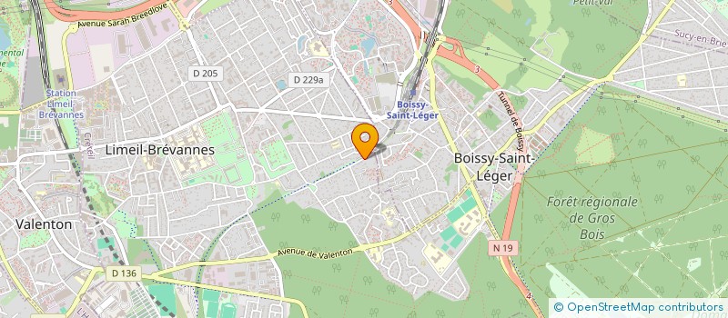 localisation de l'entreprise VILLENEUVE IMMO à LIMEIL-BREVANNES
