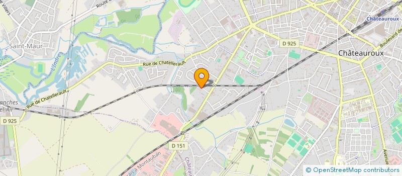localisation de l'entreprise VILLENEUVE LOCATION à CHATEAUROUX