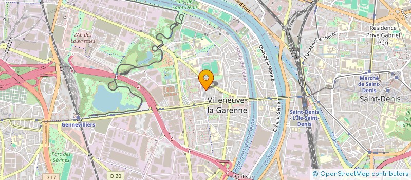 localisation de l'entreprise VILLENEUVE POUR TOUS à VILLENEUVE-LA-GARENNE
