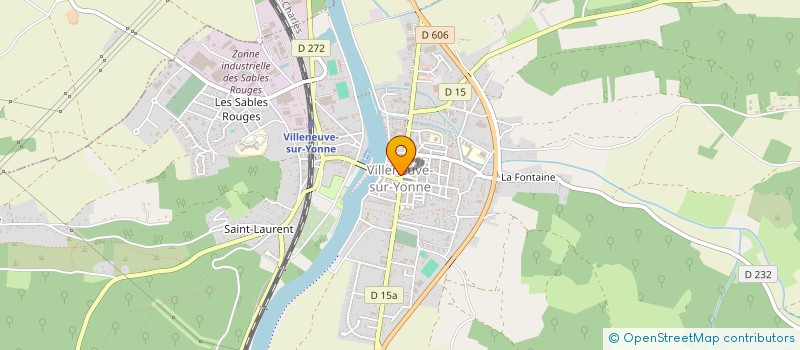 localisation de l'entreprise VILLENEUVE PRESSE à VILLENEUVE-SUR-YONNE