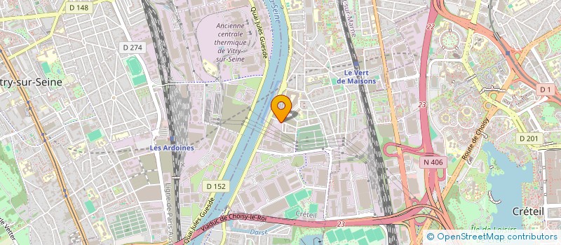 localisation de l'entreprise VILLENEUVE SECURITE à ALFORTVILLE