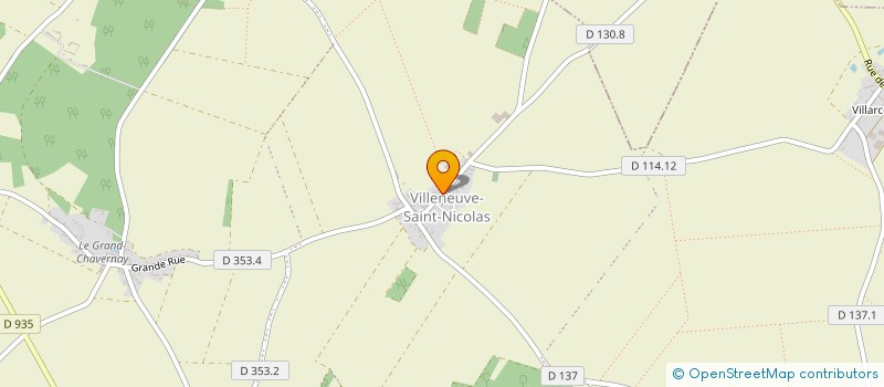 localisation de l'entreprise VILLENEUVE ST NICOLAS POMMES DE TERRE à LES VILLAGES VOVEENS