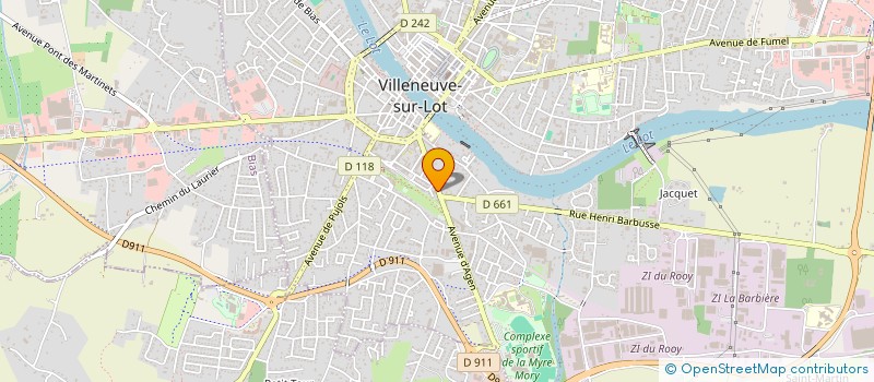 localisation de l'entreprise VILLENEUVE SURGELES à VILLENEUVE-SUR-LOT