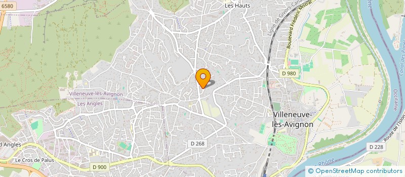 localisation de l'entreprise VILLENEUVE TAXI SERVICE  VILLENEUVE-LES-AVIGNON