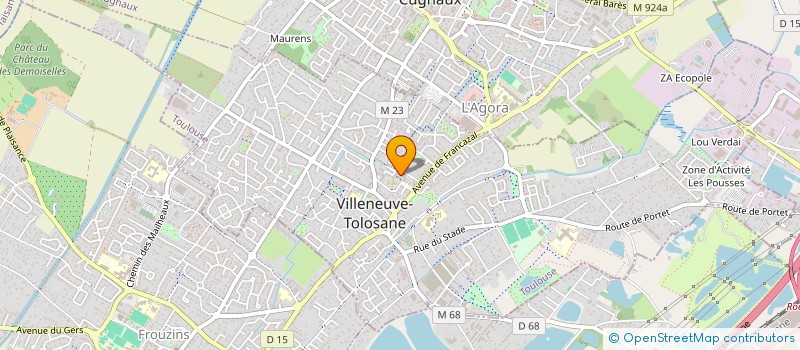 localisation de l'entreprise VILLENEUVE TOLOSANE XIII à VILLENEUVE-TOLOSANE