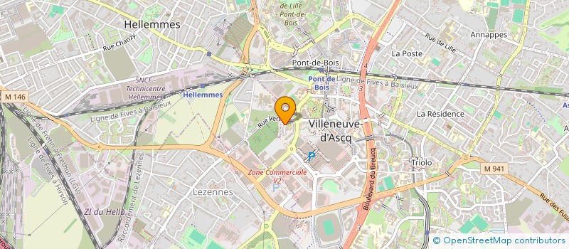 localisation de l'entreprise VILLENEUVELEC à VILLENEUVE-D'ASCQ