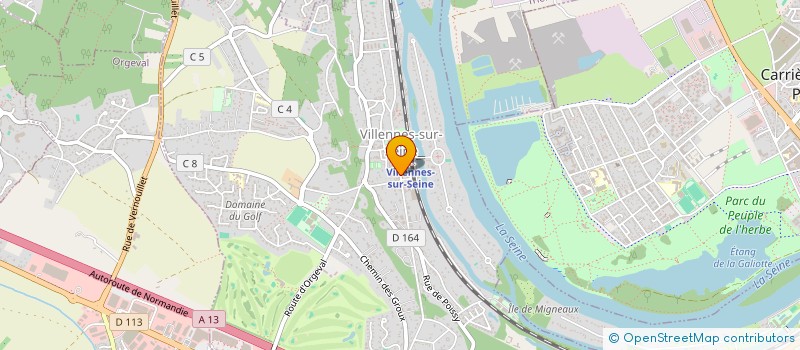 localisation de l'entreprise VILLENNES SUR VINS  VILLENNES-SUR-SEINE