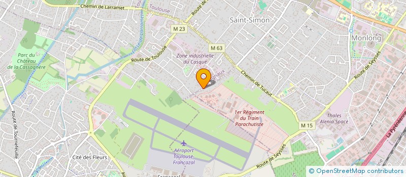 localisation de l'entreprise VILLENOUVELLE à TOULOUSE