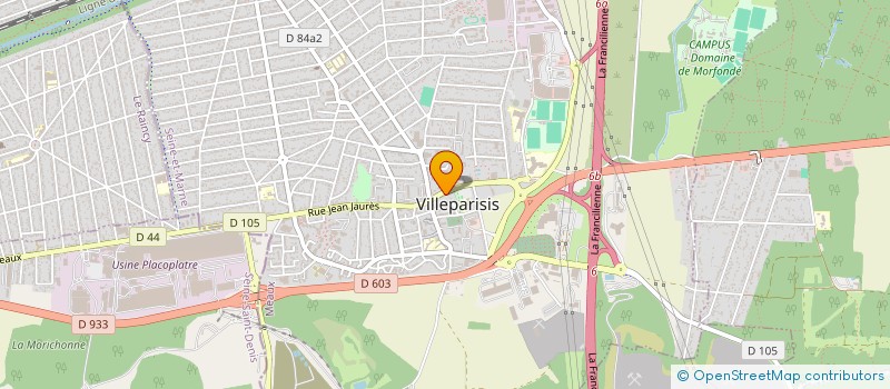 localisation de l'entreprise VILLEPARISIS DISTRIBUTION  VILLEPARISIS